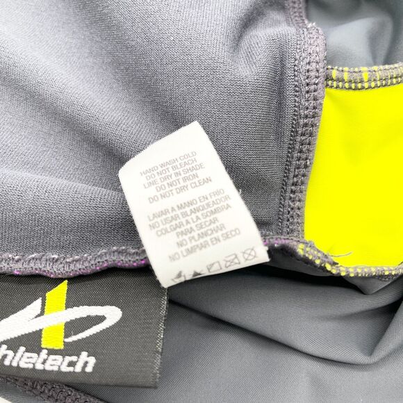 Athletech One Piece Swimsuit Womens 16 Colorblock Full Coverage Sporty Beachy - Picture 10 of 10